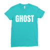 ghost (2) Ladies Fitted T-Shirt