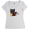 make your own luck Women's Triblend Scoop T-shirt