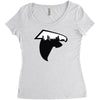 atlanta skyline falcons logo Women's Triblend Scoop T-shirt