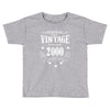 original parts vintage established 2000 perfectly aged Toddler T-shirt