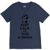 keep calm and hug a panda V-Neck Tee