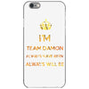team damon salvatore iPhone 6/6s Case