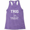 trig or treat1 Racerback Tank