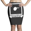 this is an old picture of me funny Pencil Skirts
