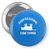 pro cow tipper tipping funny Pin-back button