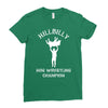 hillbilly hog wrestling champ  funny  comic wrestling redneck Ladies Fitted T-Shirt