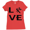 love hairstylist Ladies Fitted T-Shirt