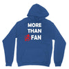 avengers more than a fan white logo Unisex Hoodie
