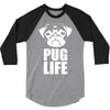 pug life dog tee new 3/4 Sleeve Shirt