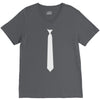 skinny white tie V-Neck Tee