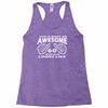 this is what an awesome 60 year old looks like Racerback Tank