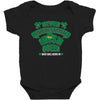 never underesmate irish queen Baby Bodysuit