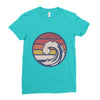 sea wawe Ladies Fitted T-Shirt
