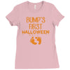 bump's first halloween Ladies Fitted T-Shirt