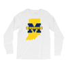 indiana for michigan Long Sleeve Shirts