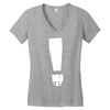 exclamation box Women's V-Neck T-Shirt