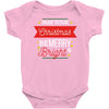 may your christmas be merry &amp; bright Baby Bodysuit