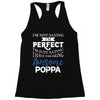 awesome poppa Racerback Tank