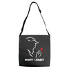 beauty and the beast Adjustable Strap Totes