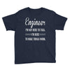 i'm not here to talk Youth Tee