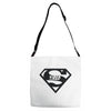 super tired superman Adjustable Strap Totes