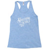 scary type Racerback Tank