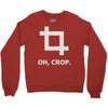 oh crop Crewneck Sweatshirt