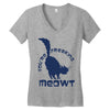 CHECK MEOWT CAT Women's V-Neck T-Shirt