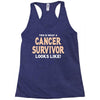 This Is What a Cancer Survivor Looks Like Racerback Tank