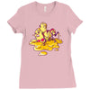 hot macs wrestling in cheese Ladies Fitted T-Shirt