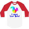 i want your nuts 3/4 Sleeve Shirt