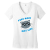 purr more Women's V-Neck T-Shirt