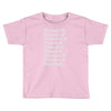 reindeer names Toddler T-shirt