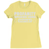 profanity spoken here Ladies Fitted T-Shirt
