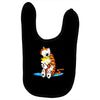 calvin hobbes Baby Bibs