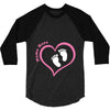 Custom baby girl name maternity design 3/4 Sleeve Shirt