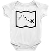 trail marks Baby Bodysuit