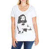 bruiser brody wrestling legend 80s wrestler fan Ladies Curvy T-Shirt