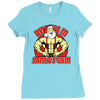 santa's gym Ladies Fitted T-Shirt