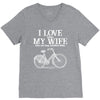 i love when my wife lets me buy another bike V-Neck Tee