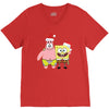 spongebob squarepants and patrick christmas V-Neck Tee