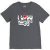 i love the 90's  musik dj fun V-Neck Tee