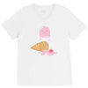 ice cream ghost V-Neck Tee