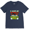 mommy's looks daddy's gas V-Neck Tee