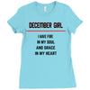 December Girl Ladies Fitted T-Shirt