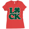 luck Ladies Fitted T-Shirt