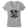 gas mask Women's V-Neck T-Shirt