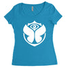 tomorrowland man's Women's Triblend Scoop T-shirt