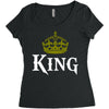 king Women's Triblend Scoop T-shirt