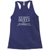 wearing heels is a workout Racerback Tank